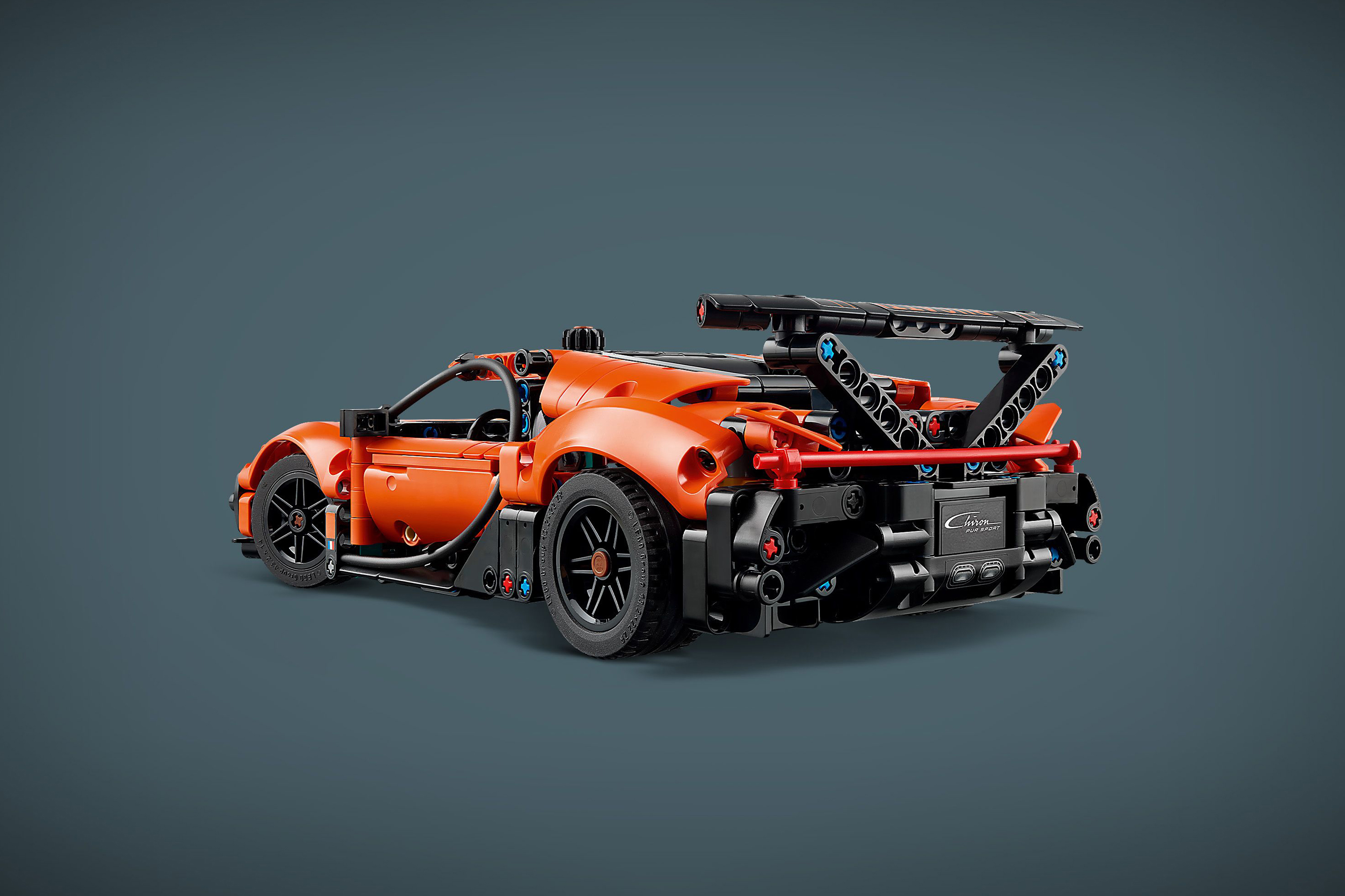 The LEGO® Technic™ Bugatti Chiron Pur Sport is one of the two new models unveiled by the LEGO Group and Bugatti.